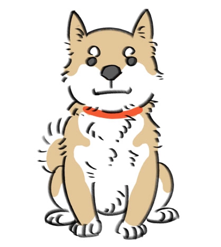 淳太 (Junta-Y)さんの犬の情報サイトのキャラクター「柴犬」のイラスト作成への提案