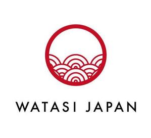 as (asuoasuo)さんの海外向けアパレルショップサイト　「WATASI JAPAN]のロゴへの提案