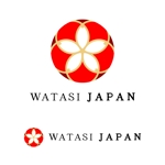 うねざきまさし (toybox0320)さんの海外向けアパレルショップサイト　「WATASI JAPAN]のロゴへの提案