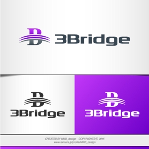 MKD_design (MKD_design)さんの雑貨・スマホ・ガジェット関連「3Bridge」の企業ロゴデザイン依頼への提案