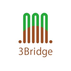 Divina Graphics (divina)さんの雑貨・スマホ・ガジェット関連「3Bridge」の企業ロゴデザイン依頼への提案