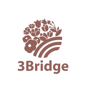 odo design (pekoodo)さんの雑貨・スマホ・ガジェット関連「3Bridge」の企業ロゴデザイン依頼への提案