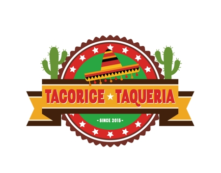 石垣島ヴィレッジ内タコライス店 Tacorice Taqueria のロゴの依頼 外注 ロゴ作成 デザインの仕事 副業 クラウドソーシング ランサーズ Id 7913