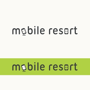 edesign213 (edesign213)さんの携帯＆携帯アクセサリー販売＆スマートフォン修理「mobile resort」のロゴ＆看板への提案