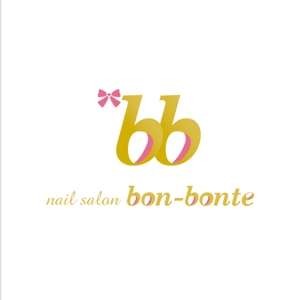 Linie ()さんの「nail salon bon-bonte」のロゴ作成への提案