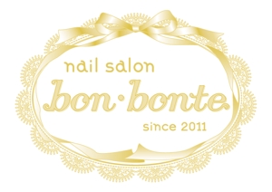 bandanaさんの「nail salon bon-bonte」のロゴ作成への提案