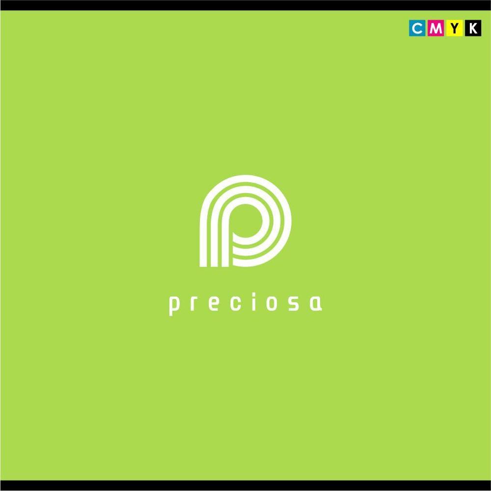 「preciosa」のロゴ作成