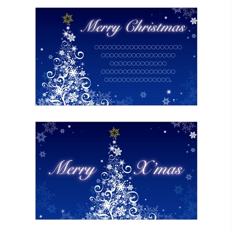 ajisaiafro (ajisaiafro)さんのクリスマス用のギフトカードのデザインへの提案