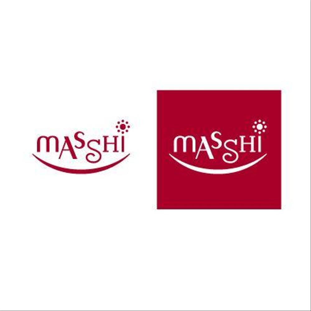 「Ｍａｓｓｈｉ」のロゴ作成