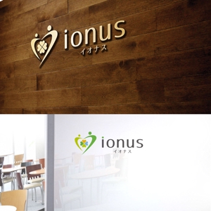 mu-ra-ra ()さんの訪問看護・鍼灸整骨院を運営する会社「イオナス」のロゴデザインへの提案