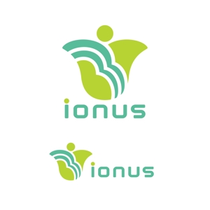 odo design (pekoodo)さんの訪問看護・鍼灸整骨院を運営する会社「イオナス」のロゴデザインへの提案