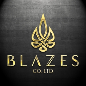 ひらがな (221b_design)さんのCLUBや飲食の事業を展開する「株式会社BLAZES」のロゴへの提案
