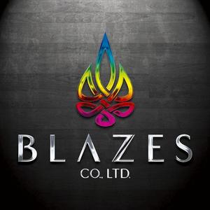 ひらがな (221b_design)さんのCLUBや飲食の事業を展開する「株式会社BLAZES」のロゴへの提案