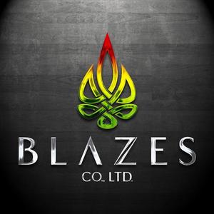 ひらがな (221b_design)さんのCLUBや飲食の事業を展開する「株式会社BLAZES」のロゴへの提案