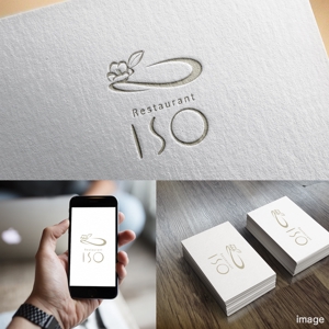l_golem (l_golem)さんの新潟市にあるフレンチレストラン「Restaurant ISO」のロゴへの提案