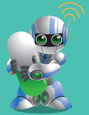 呑竜 (Donryu)さんの服薬ロボット「服やっくん」のキャラクターデザインへの提案