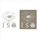 WISE ONE DESIGN STUDIO (wiseone)さんの新潟市にあるフレンチレストラン「Restaurant ISO」のロゴへの提案