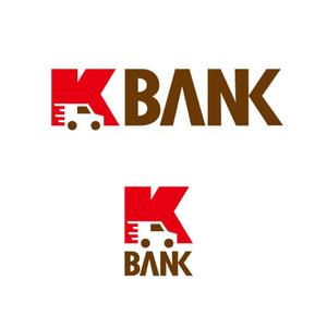 Fukusuke ()さんの軽自動車専門の買取り直販店【 K-Bank 】のロゴへの提案