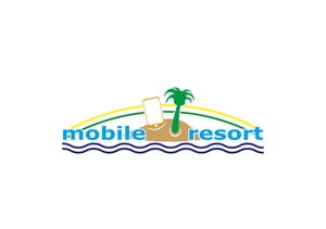 P４L (P4lP4l_im)さんの携帯＆携帯アクセサリー販売＆スマートフォン修理「mobile resort」のロゴ＆看板への提案
