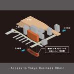 Simple (kakinuma_tsutomu)さんの東京駅に新規オープンするクリニックの「立体地図」への提案