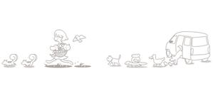 E.crayon (yuuuuuu_ecolibra)さんのペット関連事業のキャラクターイラストをお願いしますへの提案