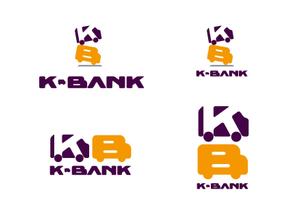 kropsworkshop (krops)さんの軽自動車専門の買取り直販店【 K-Bank 】のロゴへの提案