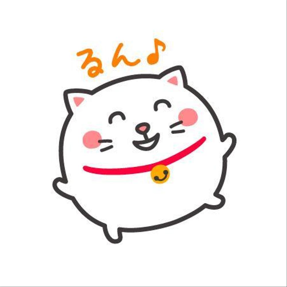 猫のゆるキャラLINEスタンプの作成