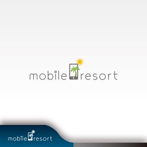 昂倭デザイン (takakazu_seki)さんの携帯＆携帯アクセサリー販売＆スマートフォン修理「mobile resort」のロゴ＆看板への提案