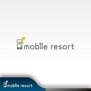 昂倭デザイン (takakazu_seki)さんの携帯＆携帯アクセサリー販売＆スマートフォン修理「mobile resort」のロゴ＆看板への提案