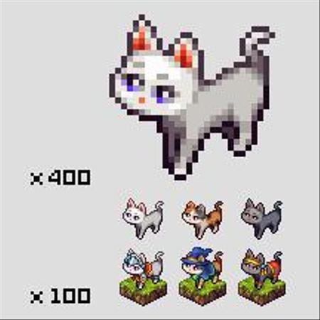 ドット絵 猫キャラの制作 継続依頼あり の依頼 外注 キャラクターデザイン 制作 募集の仕事 副業 クラウドソーシング ランサーズ Id