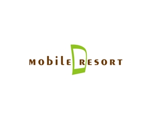 Ü design (ue_taro)さんの携帯＆携帯アクセサリー販売＆スマートフォン修理「mobile resort」のロゴ＆看板への提案