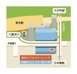 mages_staffさんの東京駅に新規オープンするクリニックの「立体地図」への提案