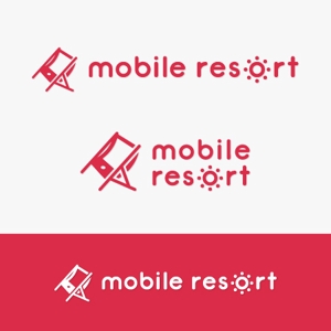 eiasky (skyktm)さんの携帯＆携帯アクセサリー販売＆スマートフォン修理「mobile resort」のロゴ＆看板への提案