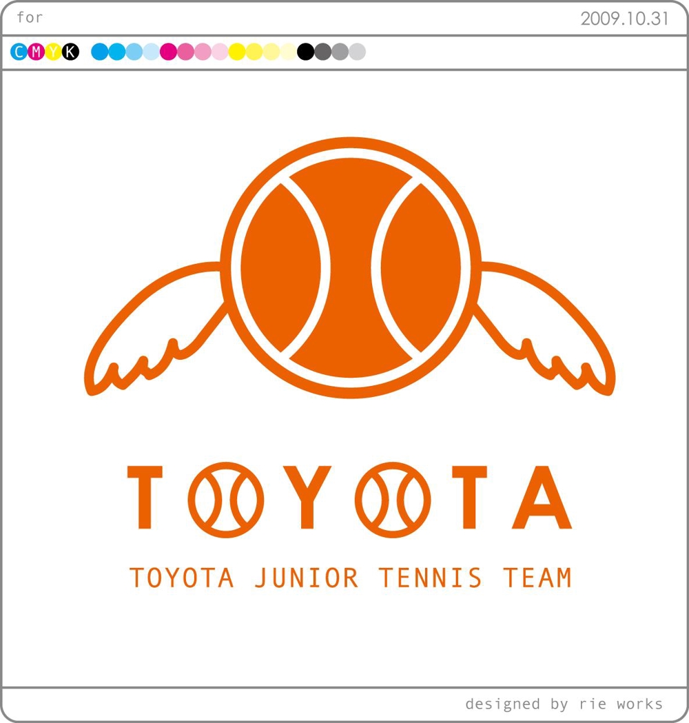 ジュニアテニスチームのロゴ作成をお願いします！