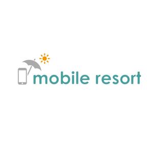 nkc-design (nakac-design)さんの携帯＆携帯アクセサリー販売＆スマートフォン修理「mobile resort」のロゴ＆看板への提案