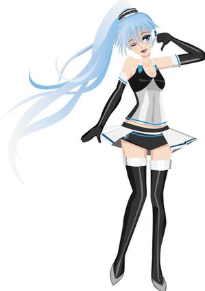 tiareさんのボーカロイド（初音ミク）のような女性キャラクターの作成への提案