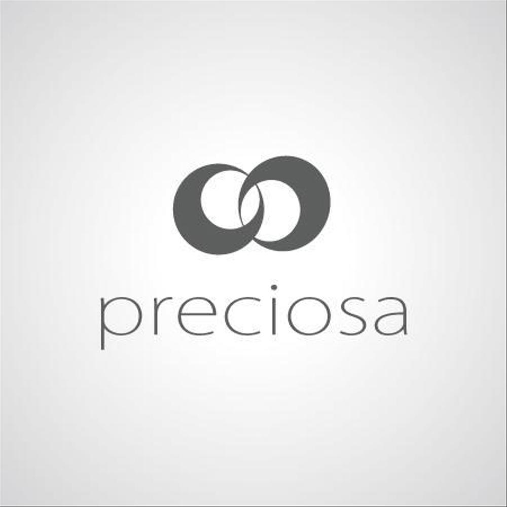 「preciosa」のロゴ作成