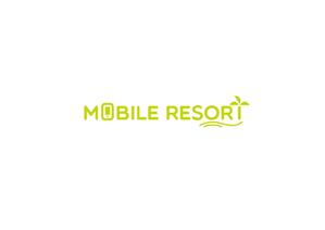 mill. (mil_de)さんの携帯＆携帯アクセサリー販売＆スマートフォン修理「mobile resort」のロゴ＆看板への提案