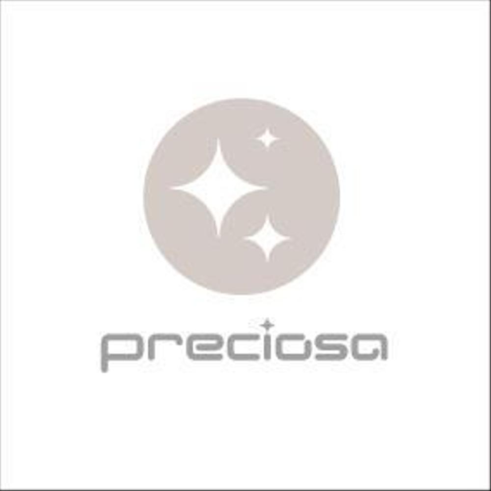 「preciosa」のロゴ作成