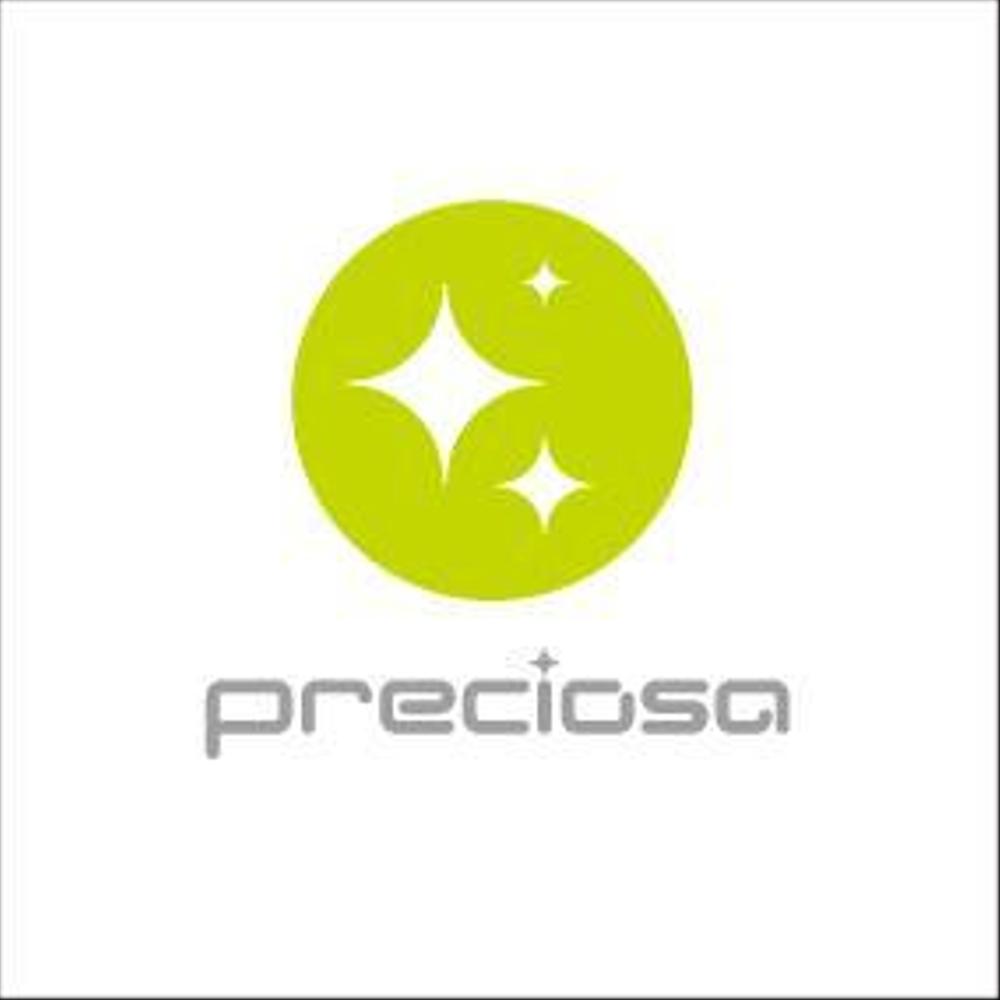 「preciosa」のロゴ作成