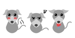parettoさんの犬(イタグレ)のLINEスタンプのキャラクターデザイン：の依頼詳細への提案