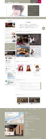 yumu ()さんの【コーディングなし】ヘアサロンのサイトリニューアル。TOPデザインの募集への提案