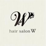 hf_sendaiさんの「hair salon  W」のロゴ作成への提案