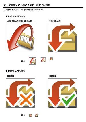 さんのデータ同期ソフトのアイコン制作への提案