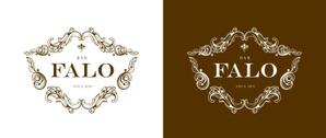 ririri design works (badass_nuts)さんの大人の隠れ家として１月にオープンするBar「FALO」のロゴへの提案