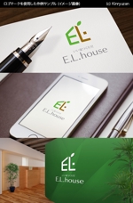 Thunder Gate design (kinryuzan)さんのハウスメーカー　「株式会社E.L.ハウス」の　ロゴへの提案
