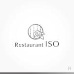 p ()さんの新潟市にあるフレンチレストラン「Restaurant ISO」のロゴへの提案