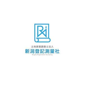 sasakid (sasakid)さんの「土地家屋調査士法人 新潟登記測量社」のロゴと書体デザインへの提案