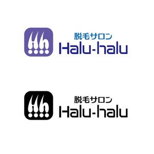 katu_design (katu_design)さんの女性専門脱毛サロン「Halu-halu」のロゴへの提案