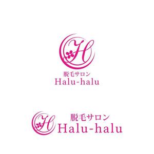 Yolozu (Yolozu)さんの女性専門脱毛サロン「Halu-halu」のロゴへの提案